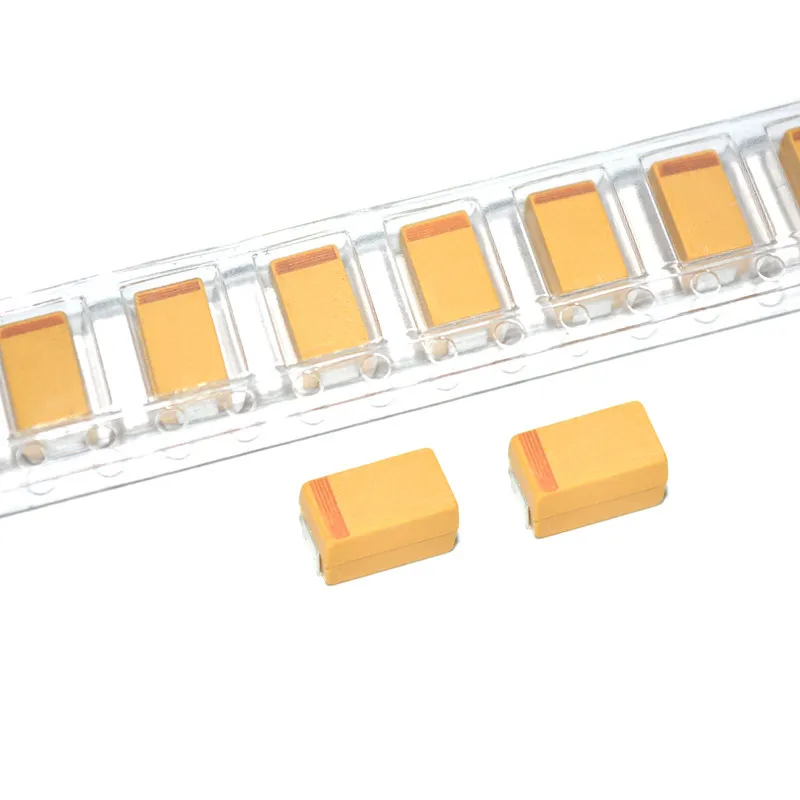 Tantalum Capacitor Taje107k016rnj Chip Capacitor Smd 100uf 16v 25v E ...