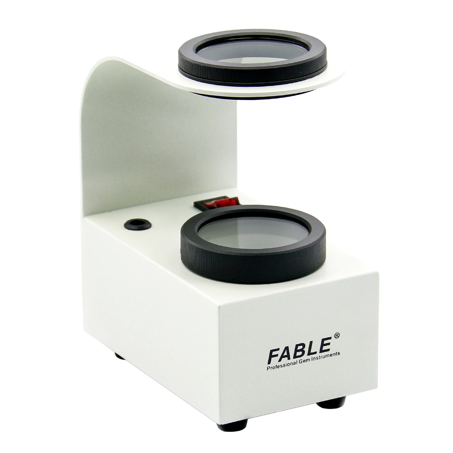 polariscope bijou de bureau blanc avec conoscope