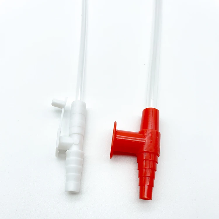 disposable grade pvc fr5-fr24 respiratory suction catheter tip
