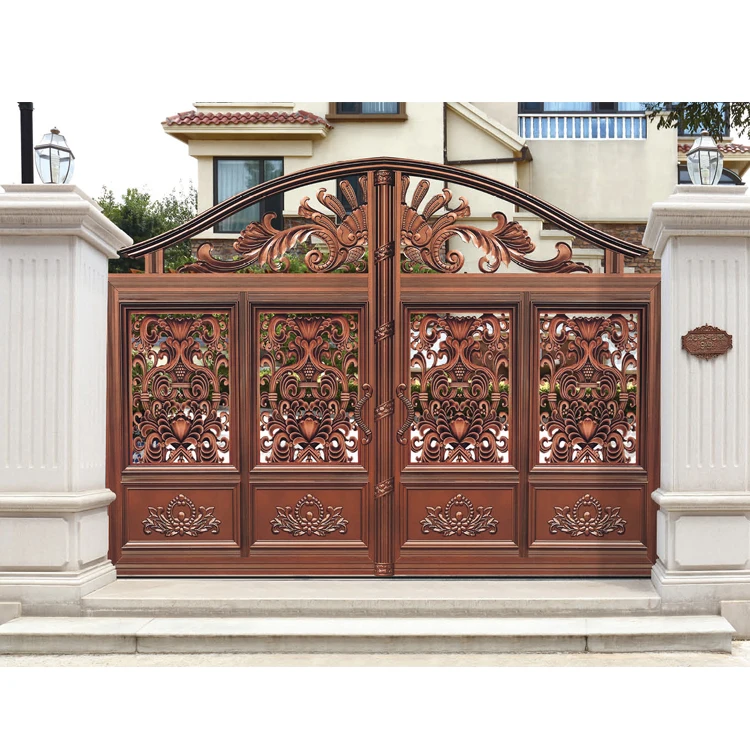 Source Cast Aluminum Main Gate Door Designs On M Alibaba Com