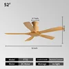 52inch-  natural wood color
