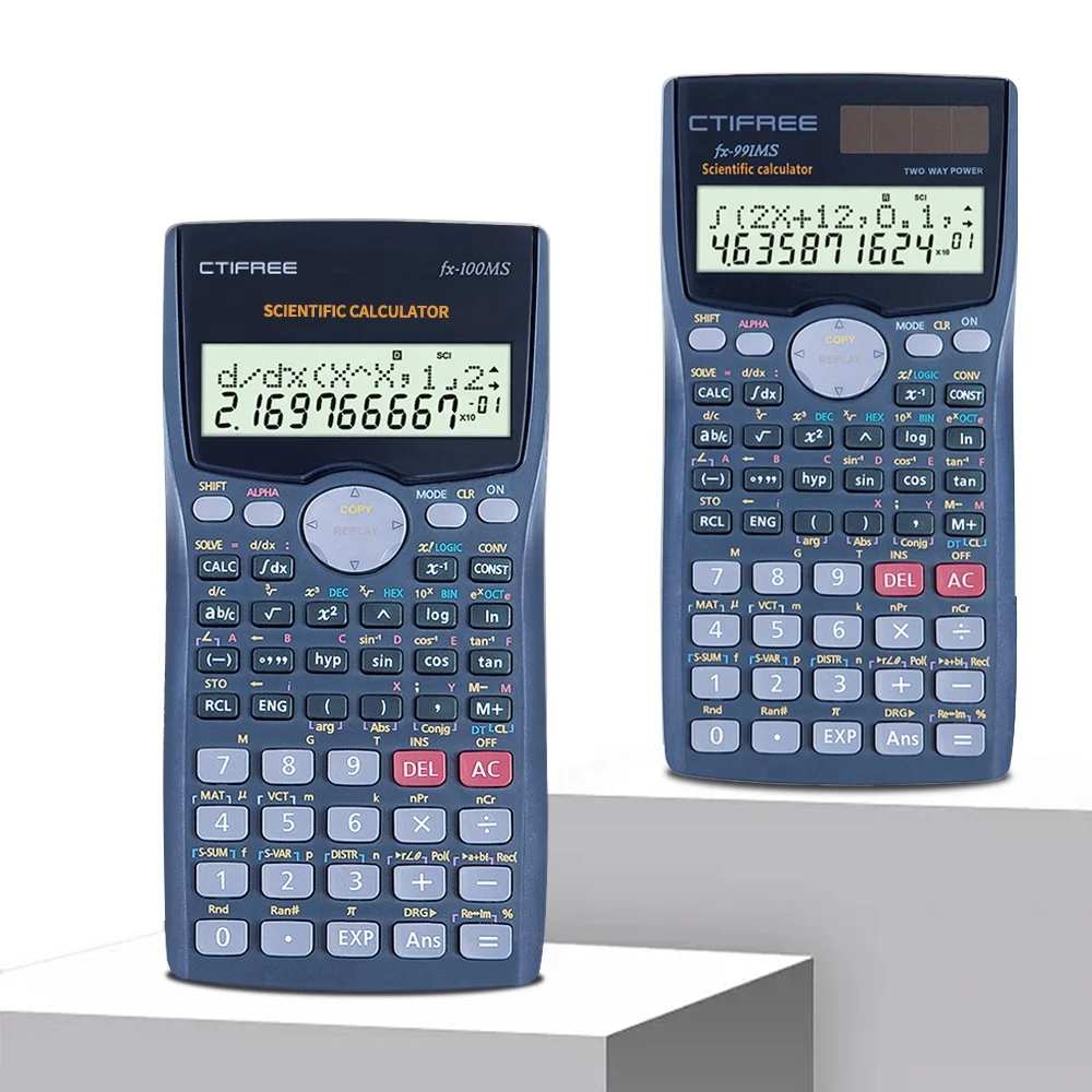 Fx991 Calculators  Multifunctional 401 Function FX-100MS Calculatrices Large Display Kdt Scientific Calculator for Students