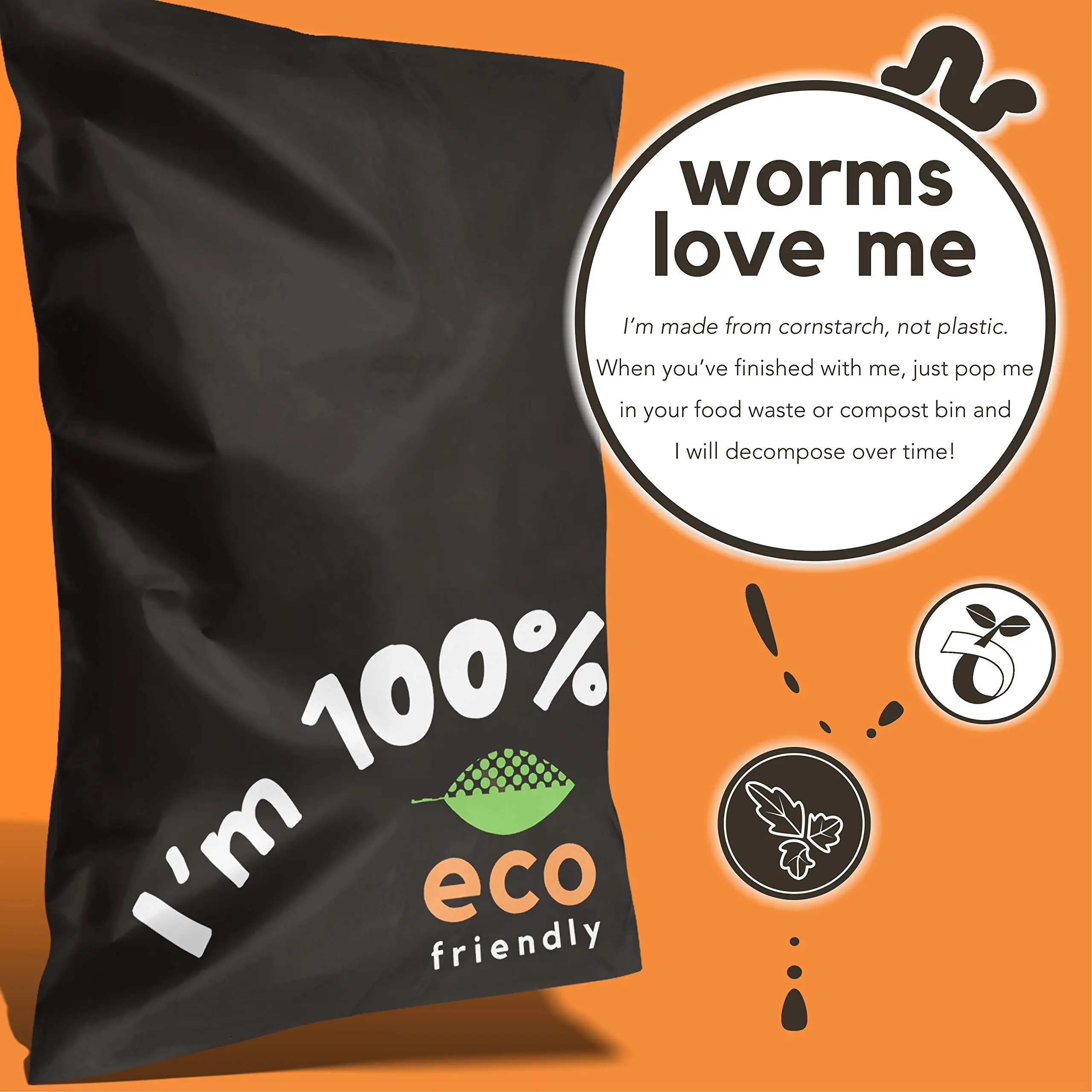 Custom 100 Compostable Poly Mailer Bag Buy Compostable Mailer Custom