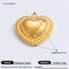 Ciondolo a forma di cuore con cornice in corda