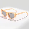 Montura naranja-lente gris claro