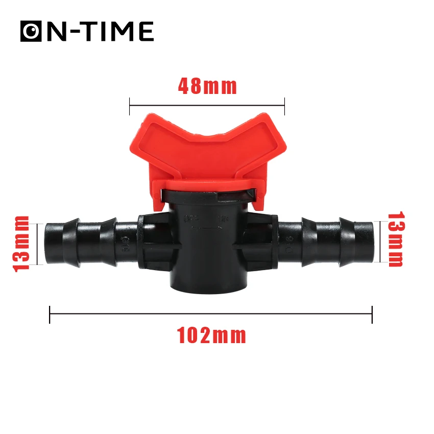 Plastic Agriculture Drip Irrigation System Control Water Valve Under-cut Bypass Irrigation Micro Valve