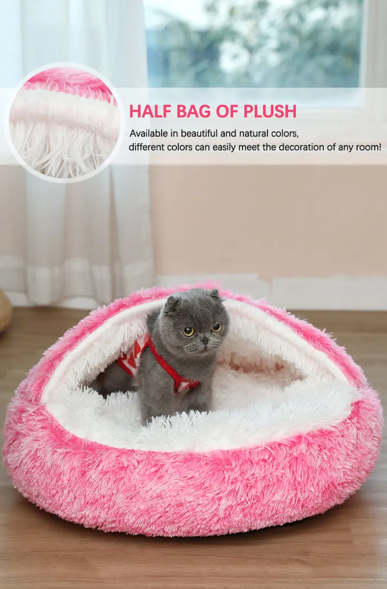 Soft Plush Pet Bed Houses Dropshipping Wholesale Washable Luxury Large
