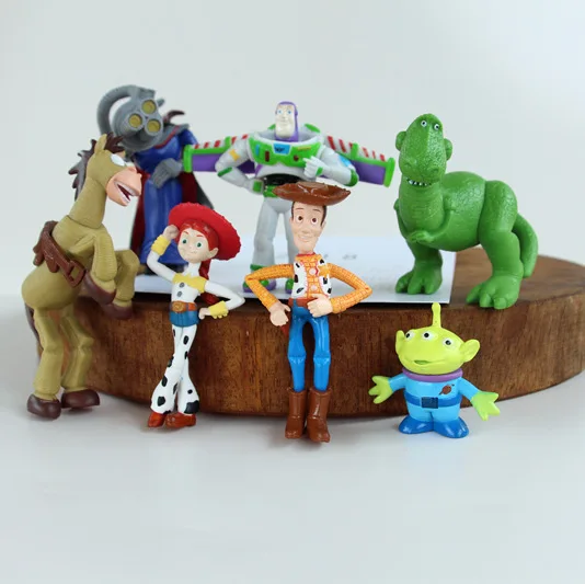 small buzz and woody figures