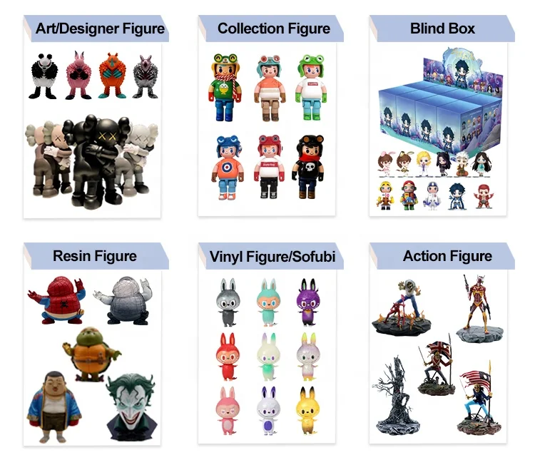 Custom Vinyl Art Figure Maker Customized Soft PVC Vinyl Toy Make Your Own Designer 3D Vinyl Toys