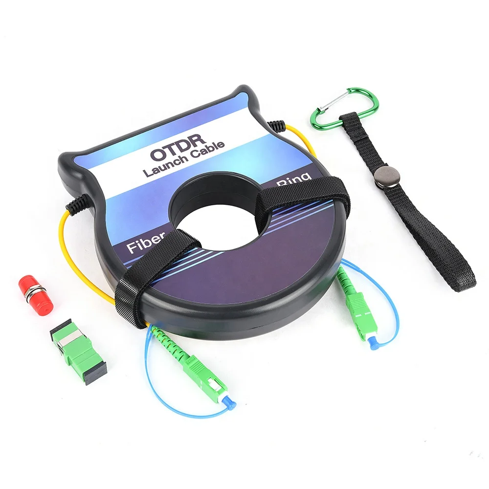 OTDR Starter Junction Box, SC/APC-SC SM 1km Fiber Optic OTDR Dead Zone Eliminator Fiber Ring OTDR Starter Cable Box