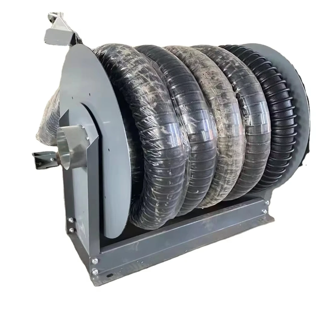 Электрическая катушка для выхлопного шланга/катушка воздушного шланга/выдвижная шланга высокая температура и усиленная система вытяжки