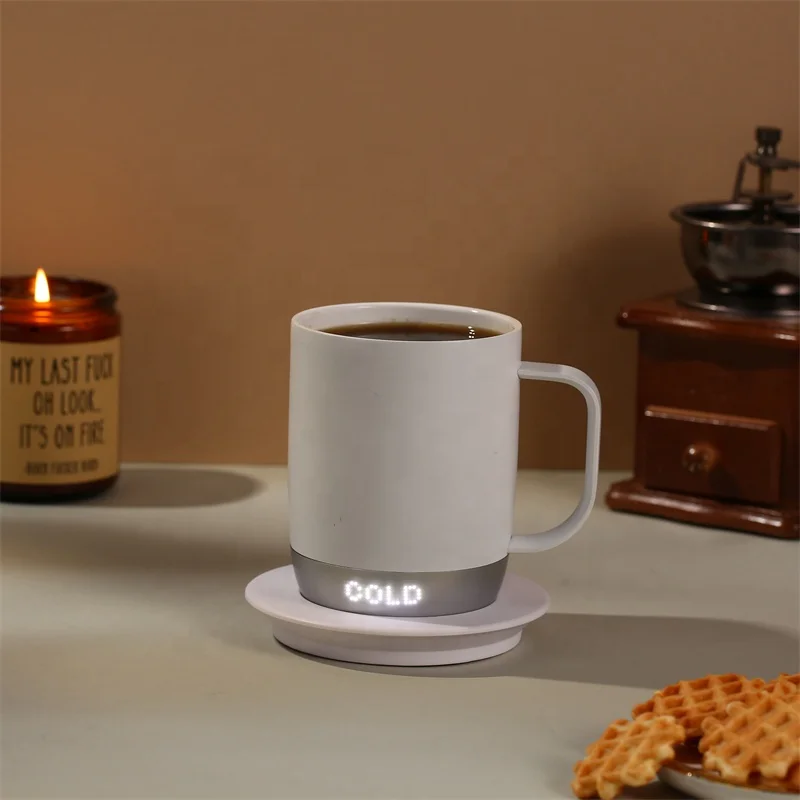 Warmer Battery Power Smart Temperature -Controlled Self-Heating Coffee Mug for Office Using