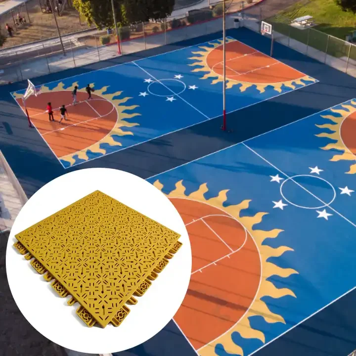 PVC Indoor Multi Sport Flooring - Durable & Eco-friendly