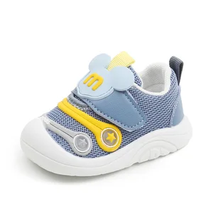 Prewalker Baby Boy Shoes 1 Year Mesh Casual Baby Shoes Non slip Soft Sole Lightweight Baby Girl Shoes