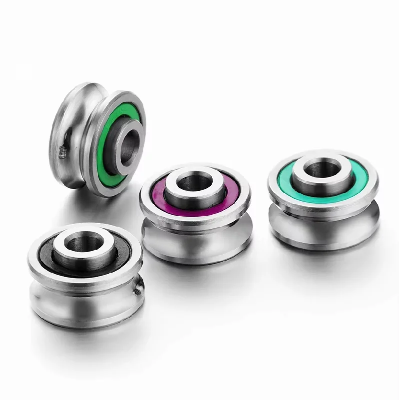 SG10 SG15 SG16 SG66 SG20 SG25 SG35 U Groove Track Guide Pulley Bearing 2RS for Textile Machinery Replacement Spare Parts