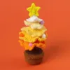 Orange-Christmas tree bonsai (small wool base)