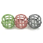 Silicon Ball Teether New Arrival Hot Sale Non-toxic Silicone Hand Grabbing Baby Ball Teether