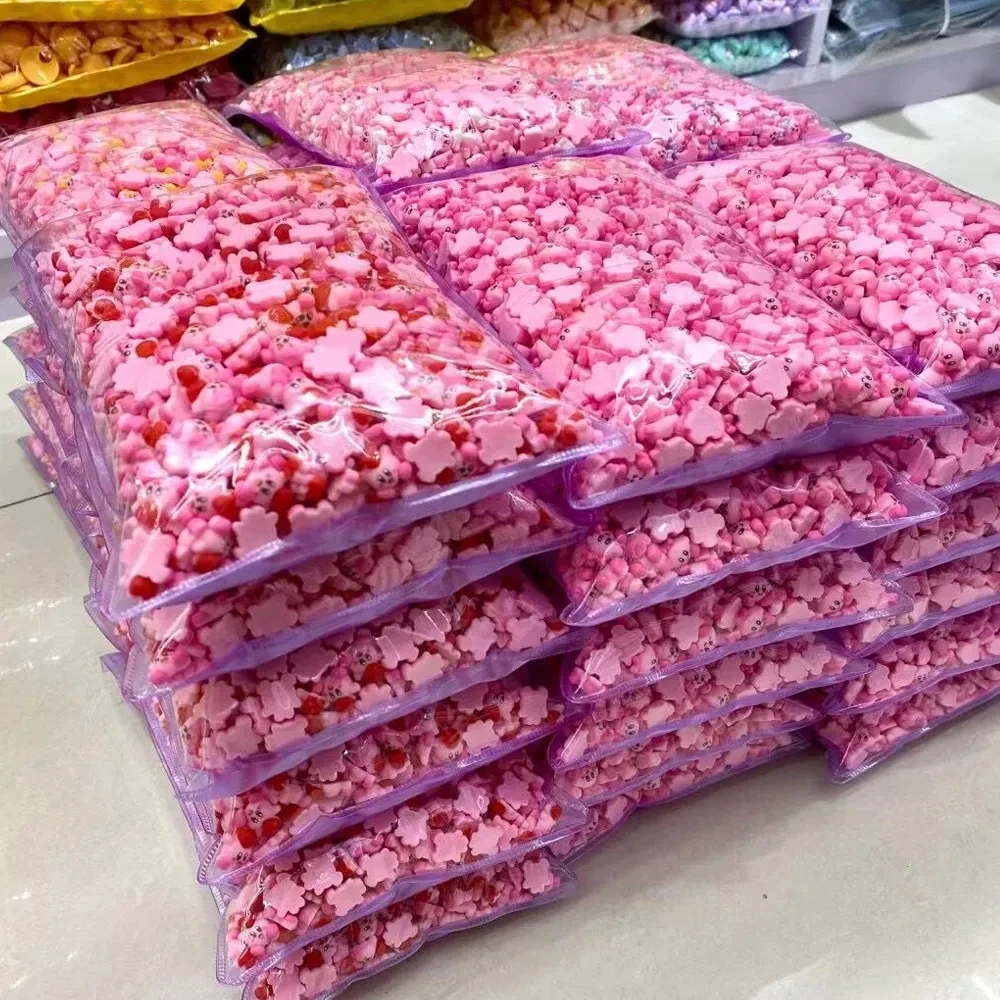 Милые Подвески из смолы для дизайна ногтей, розовые милые Мультяшные 3D украшения для ногтей с плоской задней стороной для творчества, ремесла, аксессуары для ногтей