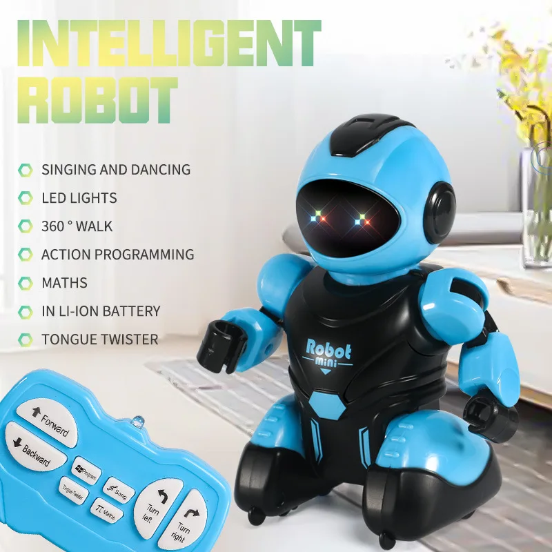 Kids smart educational walking robot toys for children camera intelligent robot learning robot