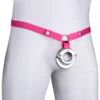 Silver+Pink belt