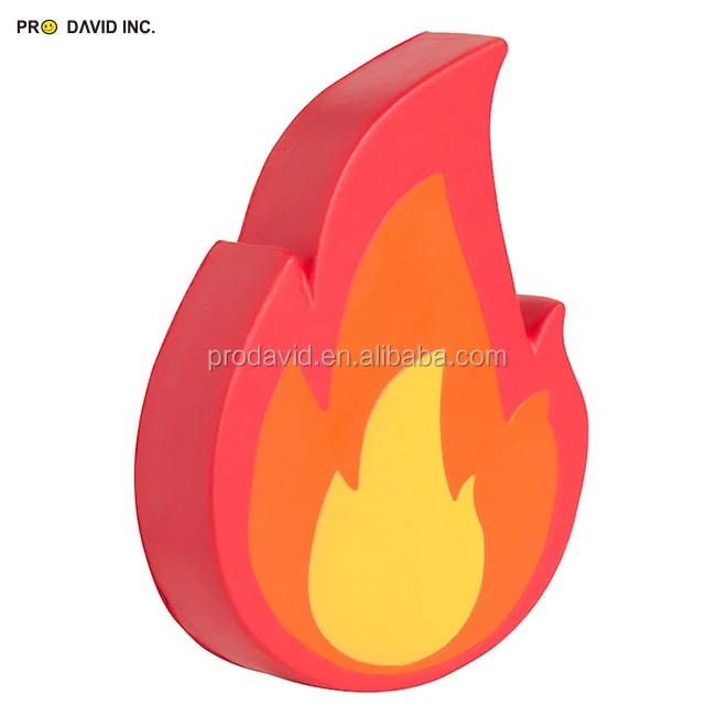 flame stress ball