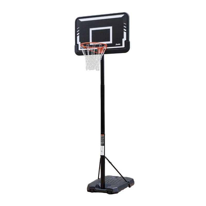 IUNNDS 2024 Portable Basketball Hoop Stand Basketball Kids Stand Price Height Adjustable 44'' PE Basketball Board