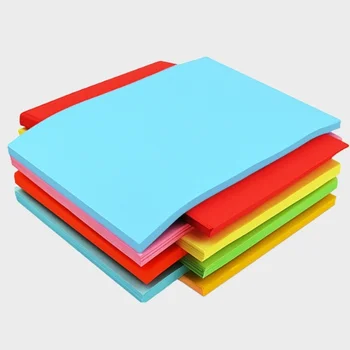 Factory Direct Sale Color Paper A4 Size Color Uncoated Color Woodfree Paper 80GSM