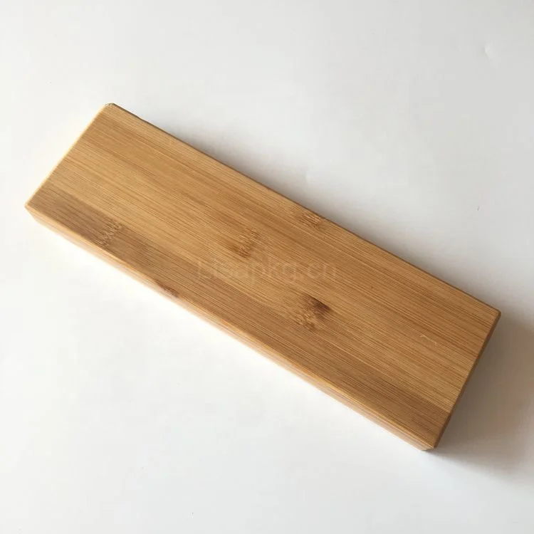 
 Деревянная бамбуковая упаковочная коробка для палочек с откидной крышкой на заказ  