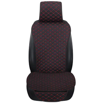 2024 New design Car accessories Black PU leather Car set seat sports cushion  Custom