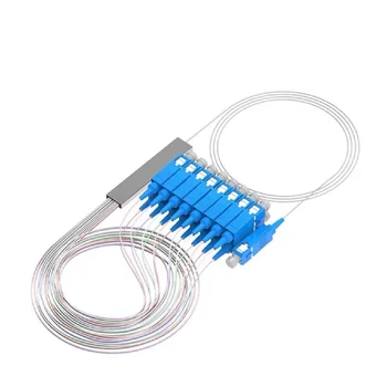 1*16 Steel Tube Lightwave Circuit Technology(PLC) Splitter Steel Tube SC/PC 0.9mm  High - Reliability for 5G Fronthaul Networks