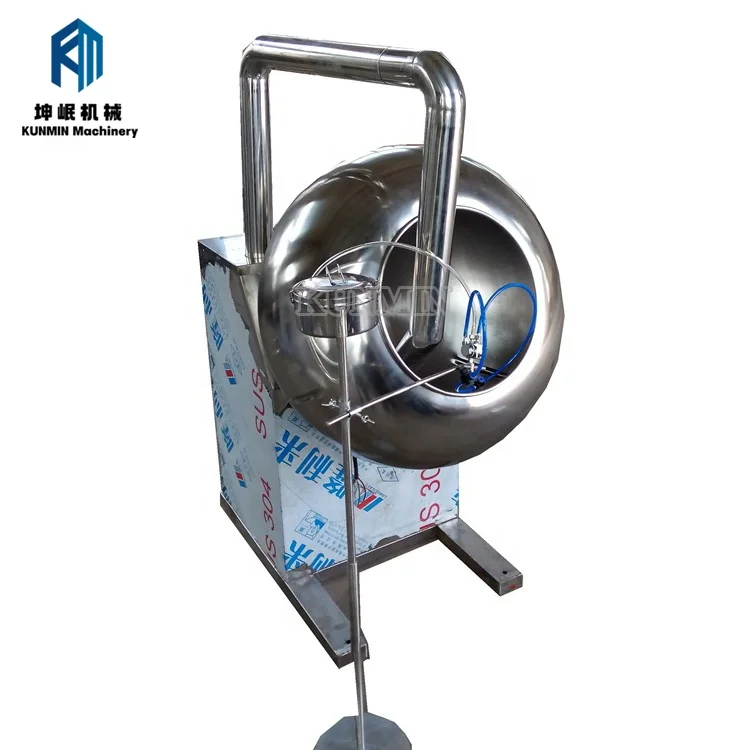 Caramelized Nuts Sugar Chocolate Coating Pan Machine for Confectionery
