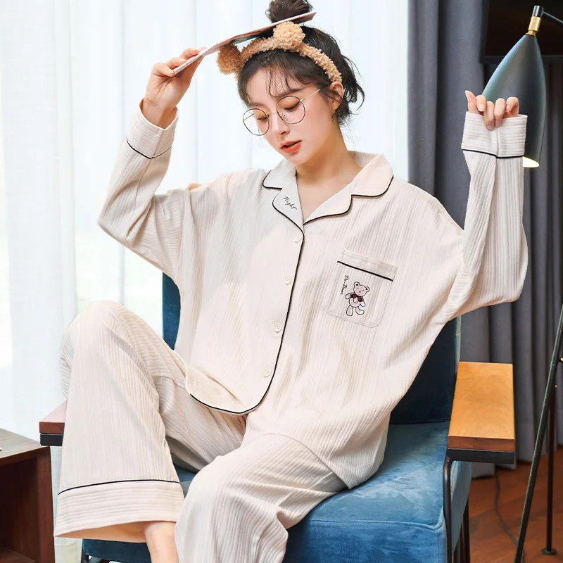 Women Pajama Set Super-Soft Short & Long Sleeve Top with Pants