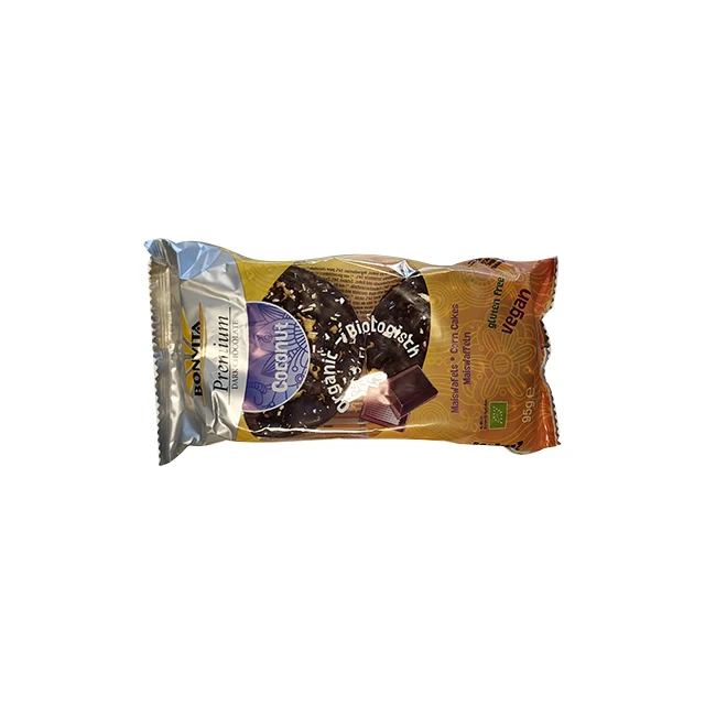 Частная торговая марка/Bonvita-органический веганский безглютенный кукурузный торт темный шоколад кокосовый декор 6 упаковок 95 г-голландский