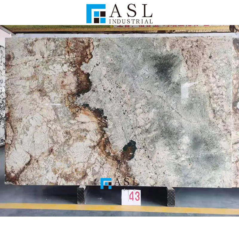 Glazed polished design of quartzite countertop high quality lobby wall tiles