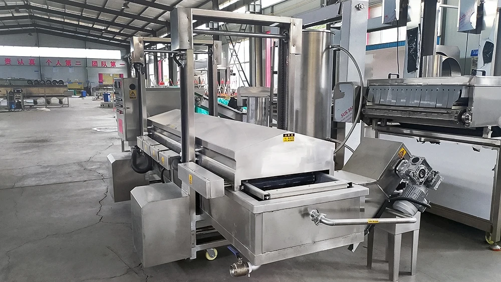 Hot Sale Commercial French Fries Chicken Conveyor Continuous Automatic Continuous Deep Fryer Frying Machine supplier