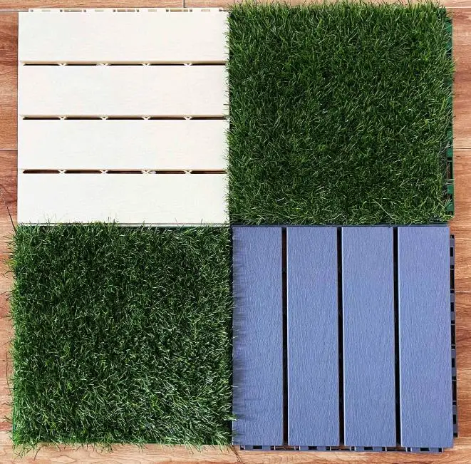 Cheap Luxury Wooden Texture Interlocking PP Deck Tiles Wood Grain Design Waterproof Eco-friendly 5 Year Warranty for Outdoor