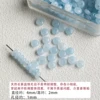 Aquamarine 4*2 Abacus Beads 10pcs