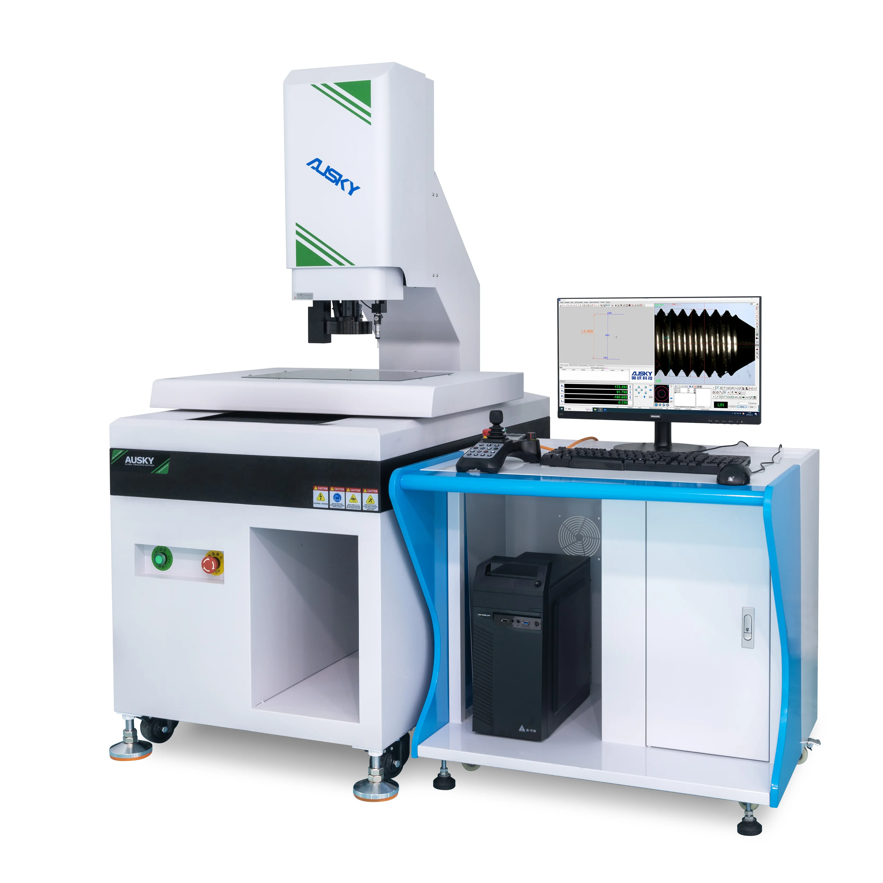 High Precision 2D 3D Optical Measuring Machine CNC Optical Comparator Tolerance Measurement Vision Inspection Optics Instrument