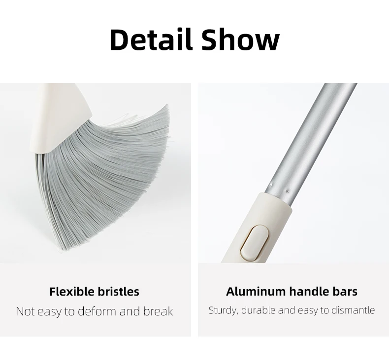 Shimoyama Plastic Sweeper Clean Broom And Dustpan Set Broom Easy