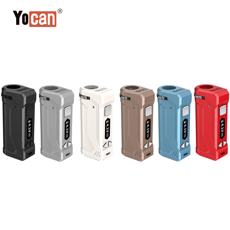 OLED дисплей испаритель ручка мод Yocan UNI Pro 650mAh 510 восковые vape батареи