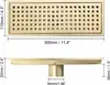 12X4 pulgadas (300MM X 110MM)