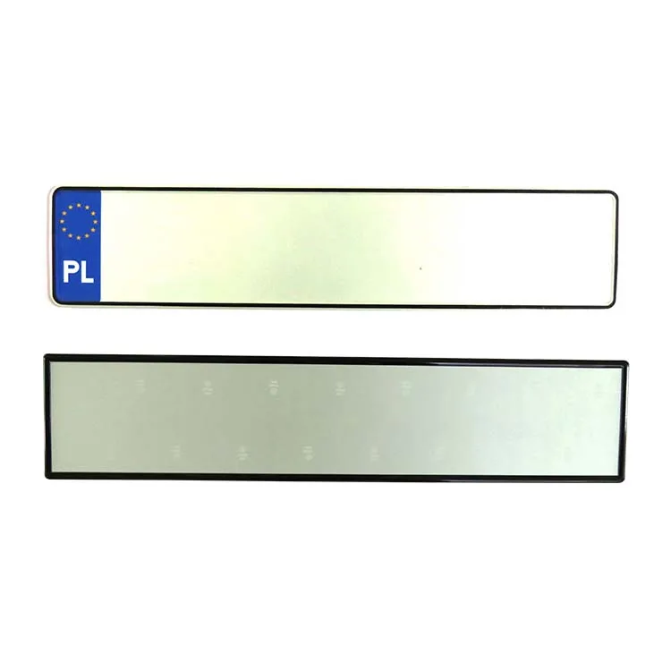 Factory Direct Sales Custom Sublimation Blank Number Plate Reflective Film Car License Plate
