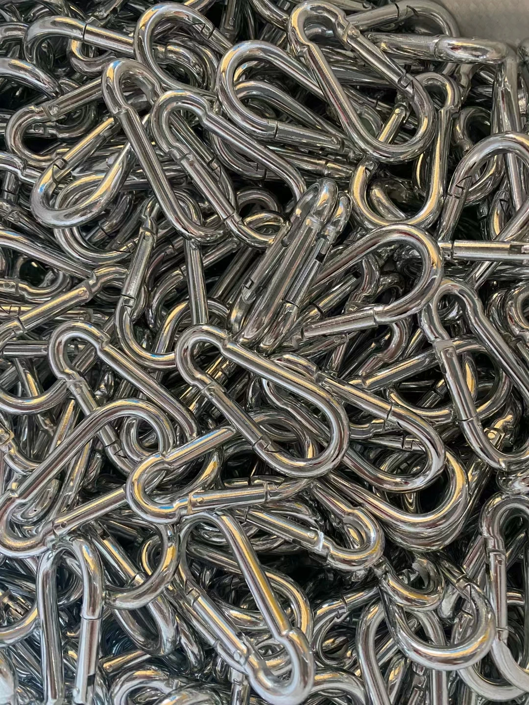 DIN5299 Stainless Steel Carabiner Hook Carbine Metal Spring Buckle Key Ring Carabine Heavy Duty for Camping Hiking 304 Snap Hook