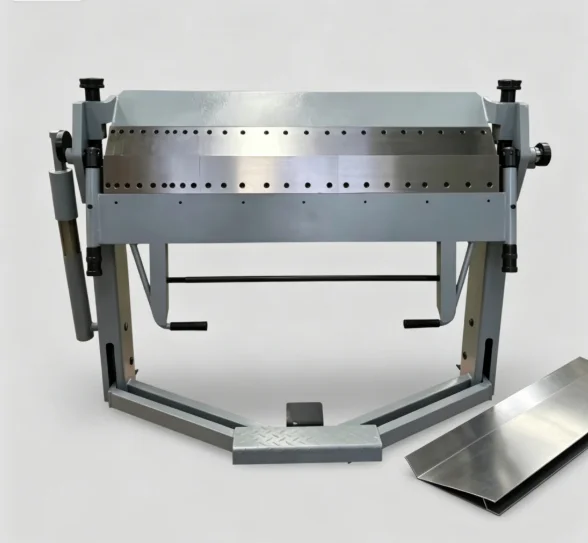 TEBAK Manual Sheet Metal Bending Machine PBB1270/2A - Pedal-operated Metal Box and Panel Dual-purpose Edge Bending Equipment