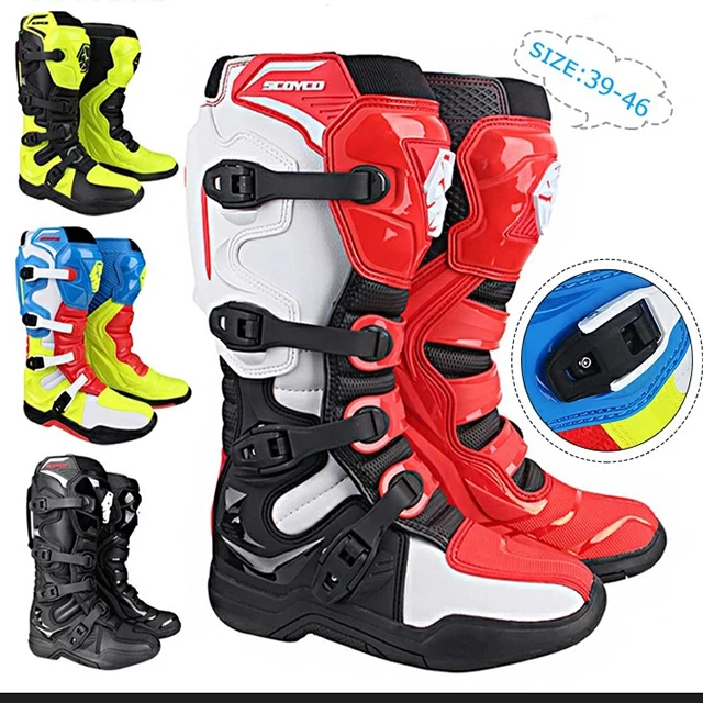 SCOYCO Enduro Boots - Durable off-Road MX Riding Boots