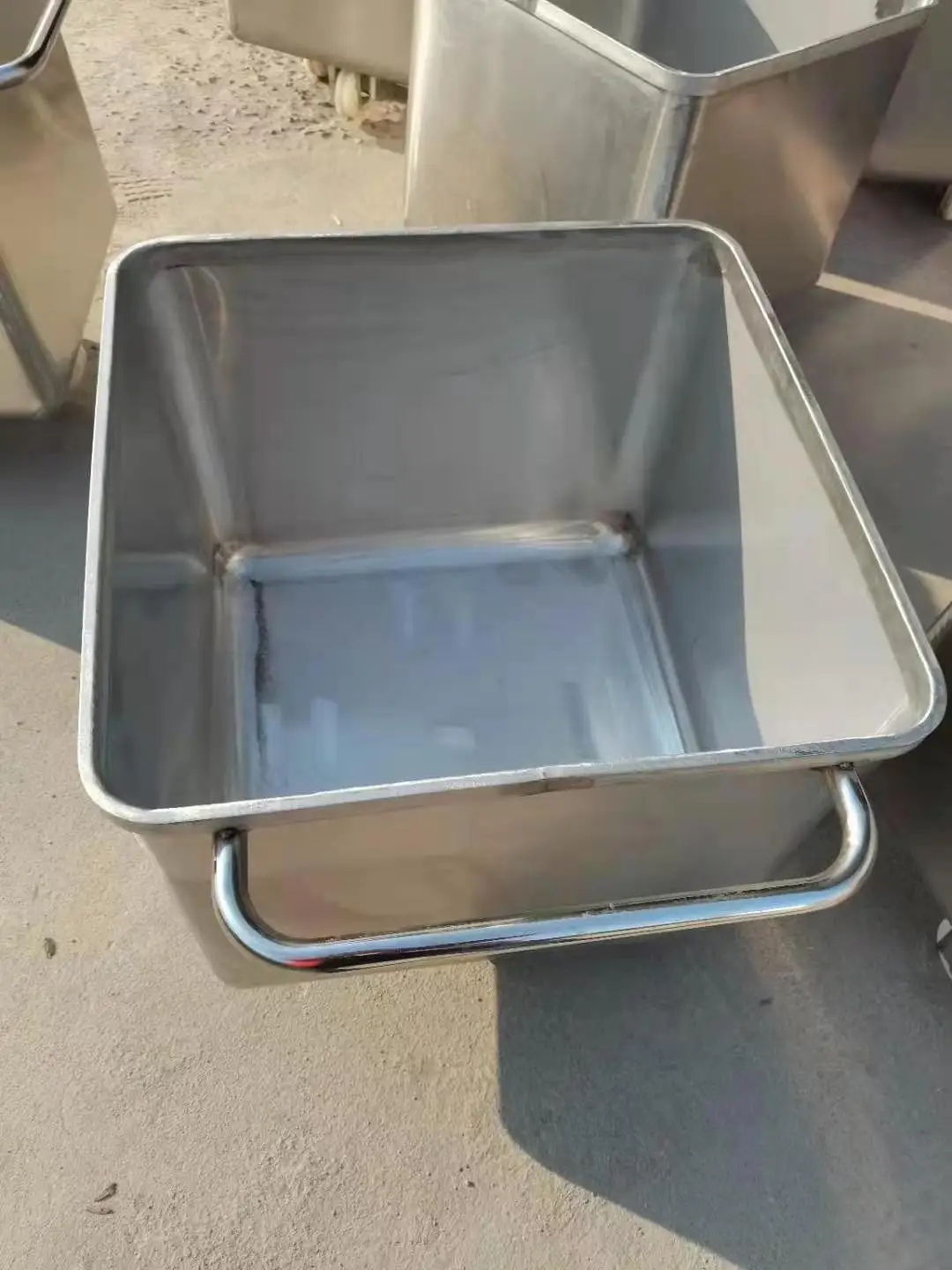 Тележка из нержавеющей стали с колесами для транспортировки