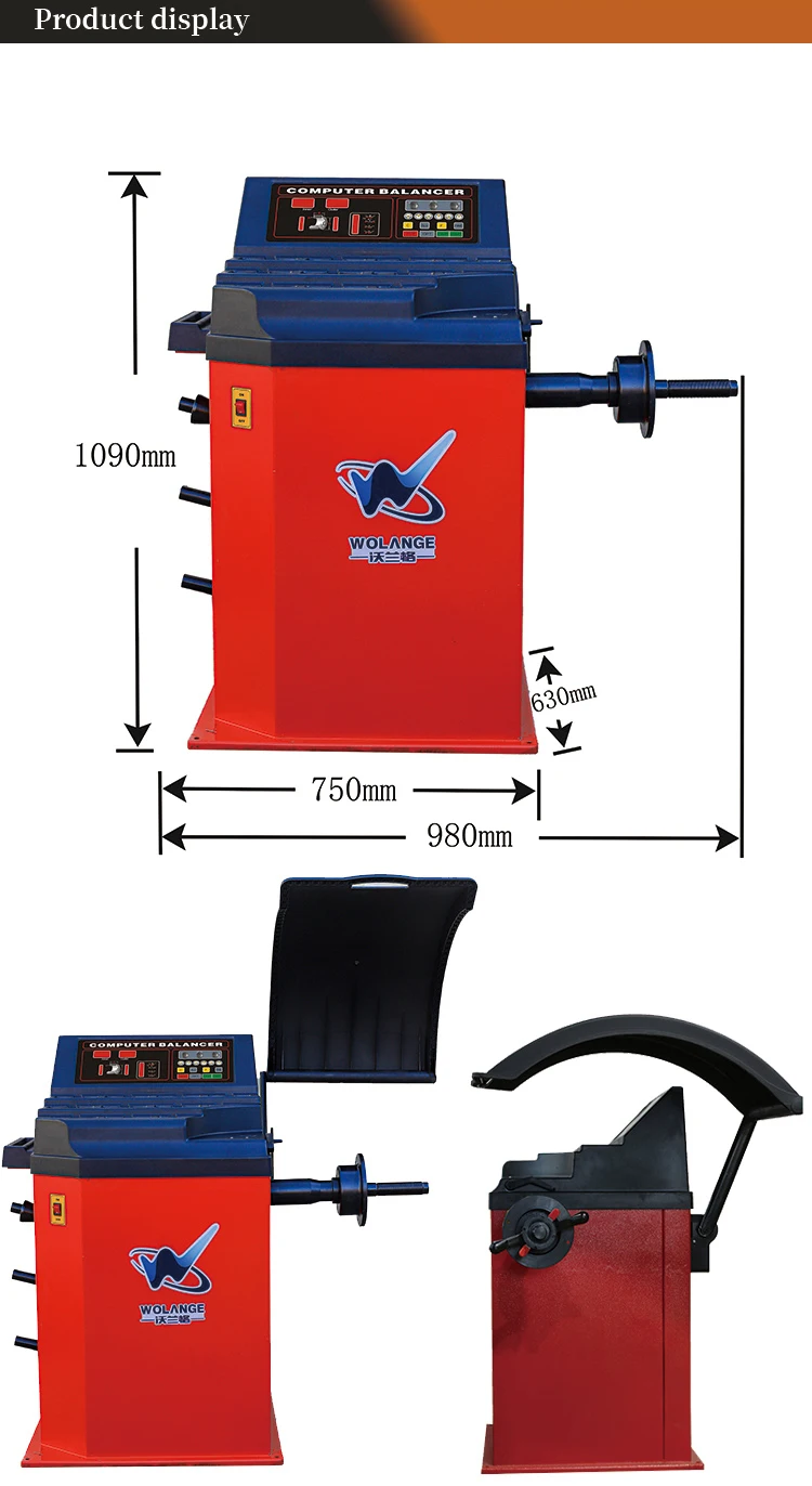 Wheel Balancing Machine Balancer China Tire Changer Wolange