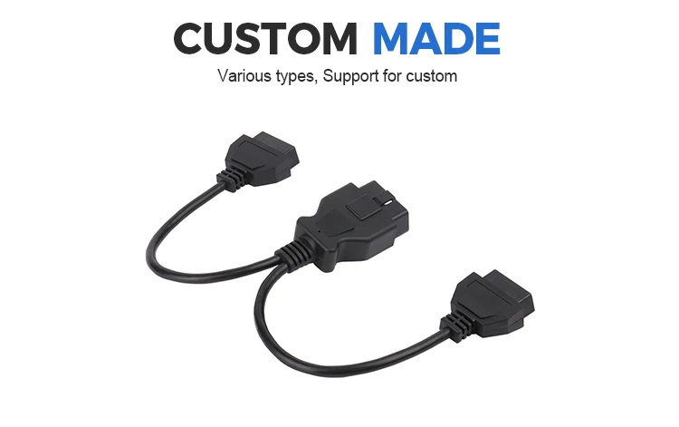 product 16pin male to femaley cable obd obd2 obd2 splitter y male 2female cable for obd2 diagnostic scanner fault code reader-4