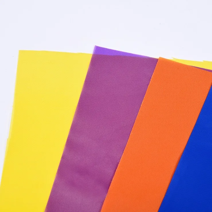 factory price waterproof different colors eco-friendly plastic raincoat peva film