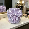 ที่เก็บโบว์สามมิติ ผ้าไหม-สีม่วง